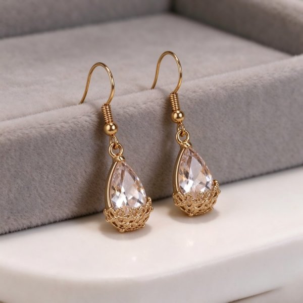 zinc Needle Earrings